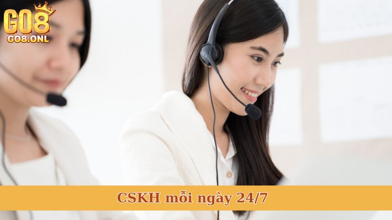 CSKH mỗi ngày 24/7